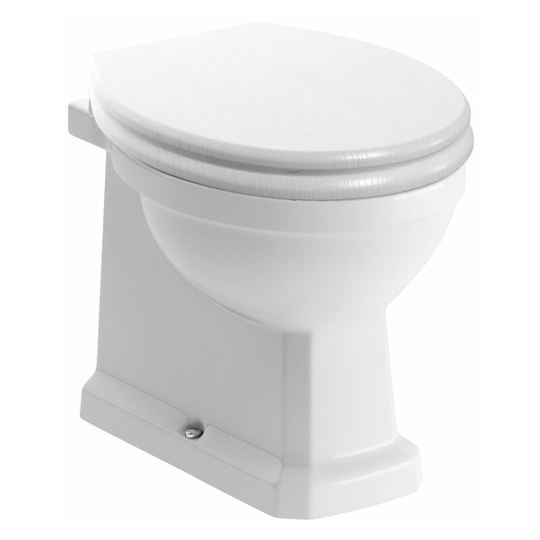 Signature - Aphrodite Back To Wall Toilet 535mm Projection - Soft Close Satin White Seat