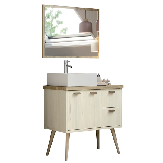 Brisa 820mm Free-Standing Single Vanity Unit