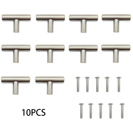 10 Pack 2 Inch Cabinet Pulls Brushed Nickel Stainless Steel Kitchen Cabinet Pulls 2 Inch Long Drawer Door Handle Trendy Brushed Color