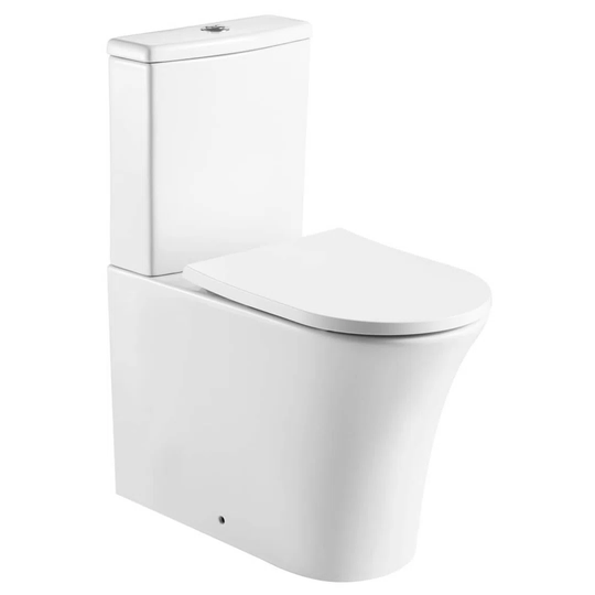 K-Vit Kameo Close Coupled Close to Wall Toilet & Cistern with Soft Close Seat