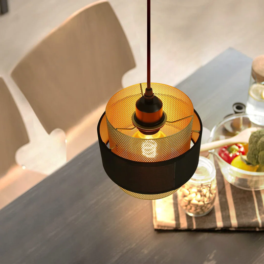 1 -Light Drum Dome Pendant