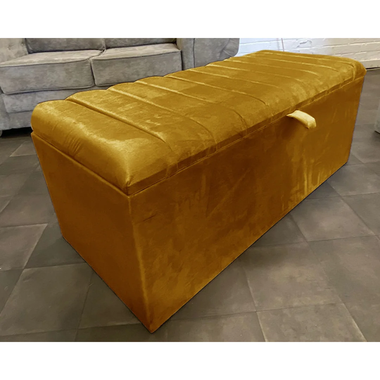 Canalou Wood Storage Bench
