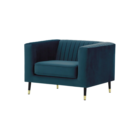 Clevenger 102Cm Wide Tufted Velvet Armchair