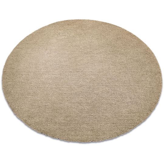 Modern washing carpet latio 71351050 circle beige beige round 200 cm