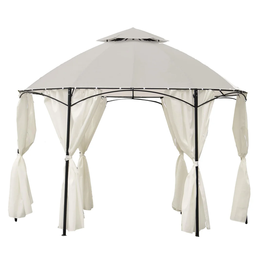 Corwin 3.5m x 3.5m Metal Patio Gazebo