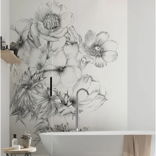 Inouye Embroidery 2.48m x 1.84m Matte Mural