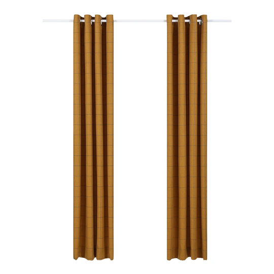 Syracuse Grommet Eyelet Room Darkening Curtains