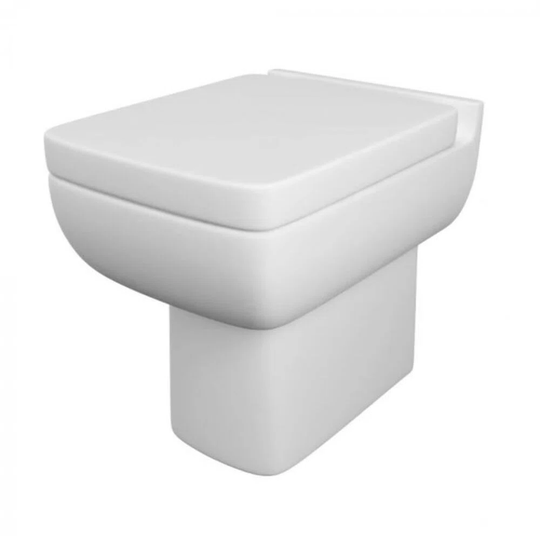 K-Vit Options 600 Back to Wall Toilet Pan with Soft Close Seat