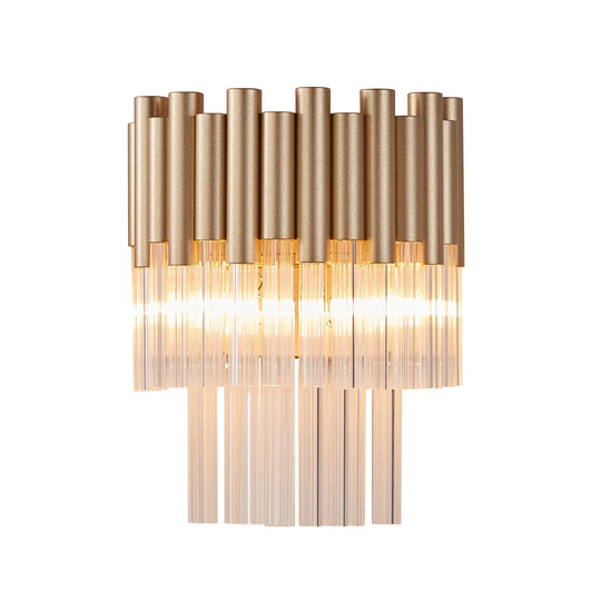 Fitzsimons 2 - Light Dimmable Gold Flush Mounted Sconce