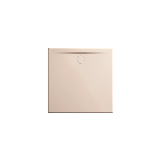 Superplan Zero 700 x 700 mm Steel Enamel Shower Tray - Bahama Beige
