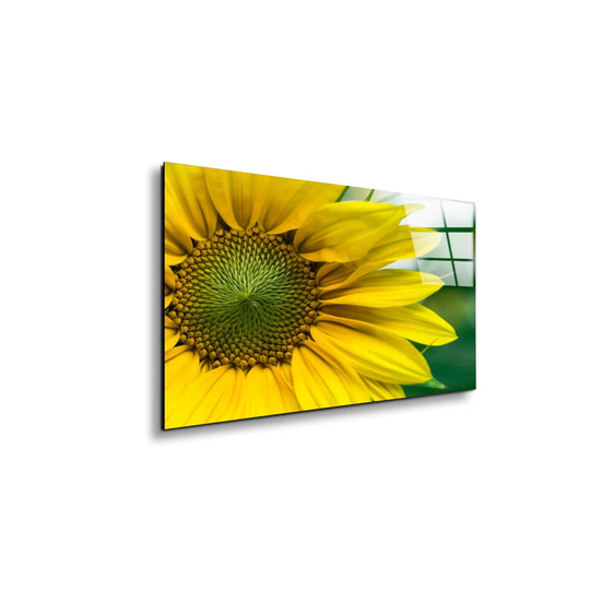 Flower Market - Unframed Photograph on Glass