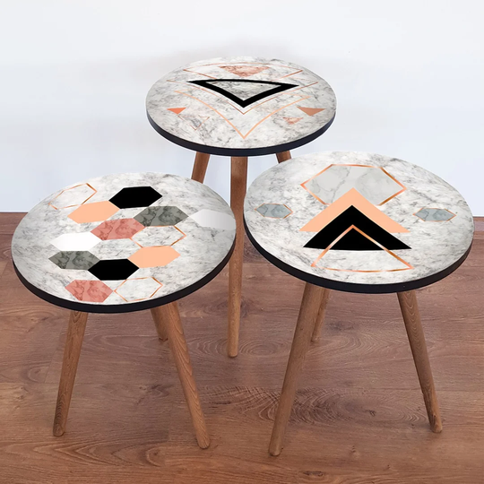 Becton 3 Piece Nest of Tables