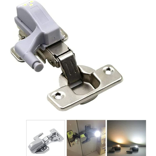 Led cabinet light, wardrobe closet night lights, hinge led sensor lights, universal hinge lamp, 8pcs Dksfjkl