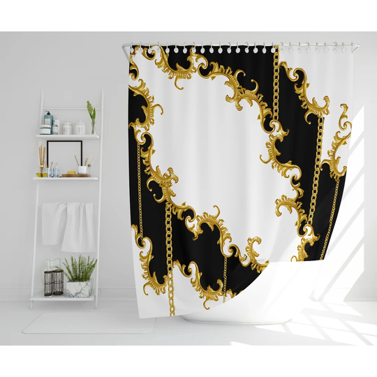 Hulda Polyester Shower Curtain Set
