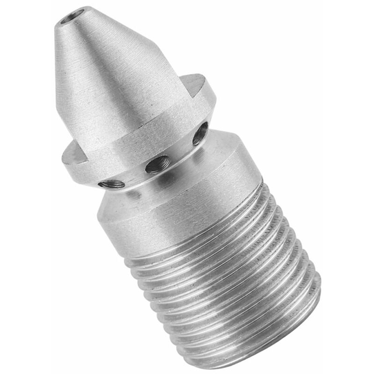 YD - Stainless Steel SS304 Pressure Sewer Cleaning Pipe Drain Jetter Nozzle 3/8BSP Male Thread