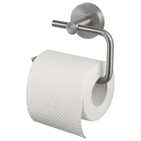 Haceka Cosmos Toilet Roll Holder without Lid in Matt Black