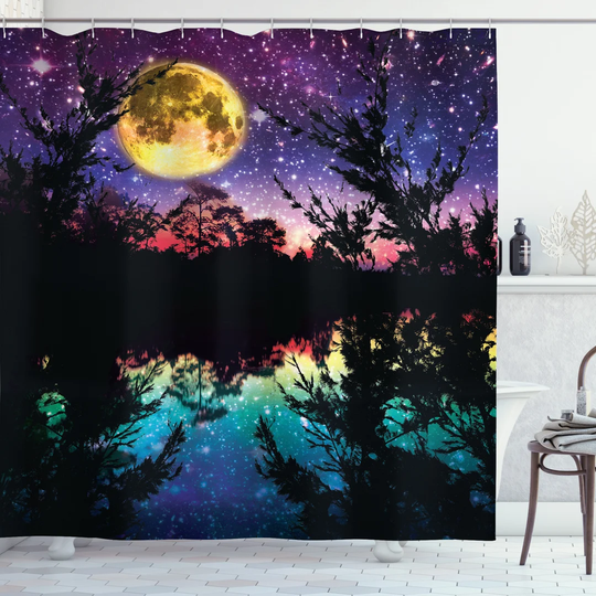 Berfield Polyester Shower Curtain Set