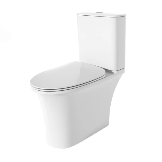 Ilia Close Coupled Toilet with Button Flush and Soft Close Seat