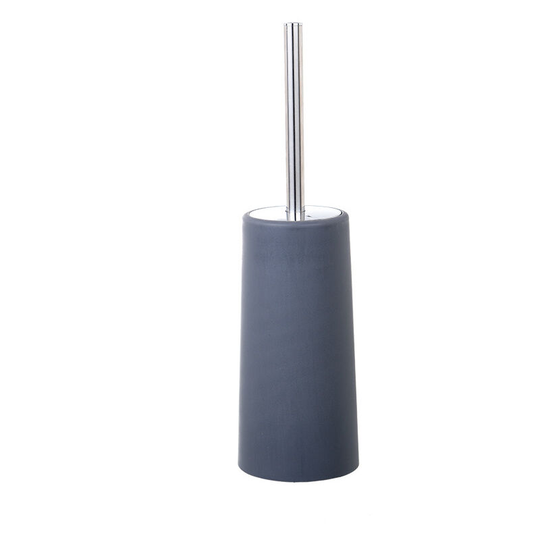 Plastic toilet household toilet brush set with basic toilet brush, gray
