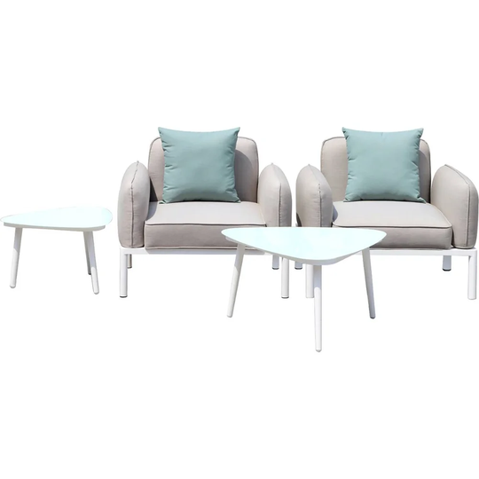 Orona Aluminum 2 - Person Seating Group with Cushions