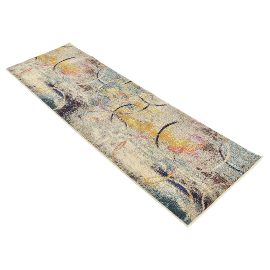 Alabama Ivory/Blue/Orange Rug