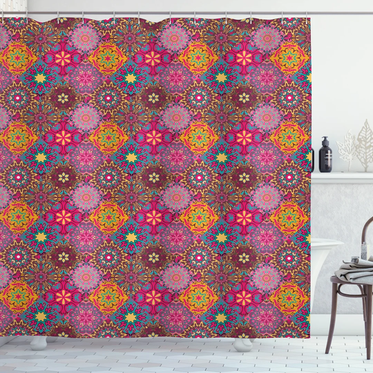 Bobbie-Lee 13 Piece Polyester Shower Curtain Set