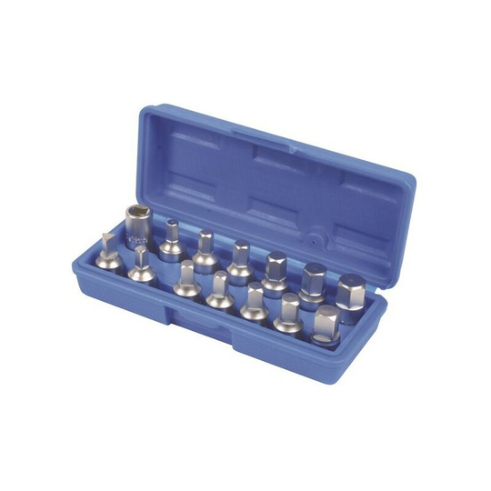 Laser - Drain Plug Key Set - 14 Piece - 3175