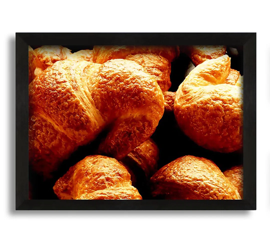 Croissant Galour - Picture Frame Graphic Art on Canvas
