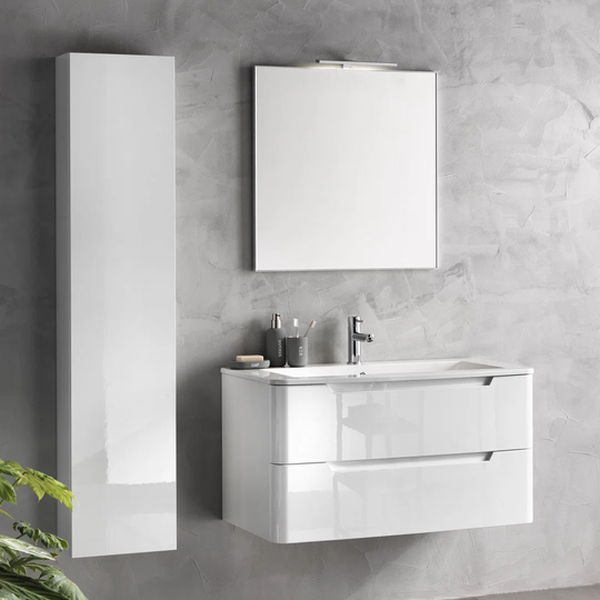 Tuvalu 3-Piece Bathroom Furniture Set with LED Mirror