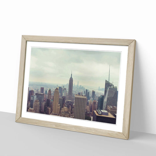 'New York City Skyline USA 18' Framed Photographic Print