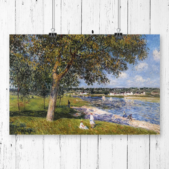 'Landscape -5' by Alfred Sisley Printing Print