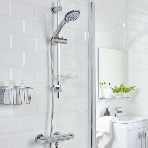 Bristan Artisan Thermostatic Fast Fit Bar Mixer Shower with Adjustable Head AR2 SHXMTFF C