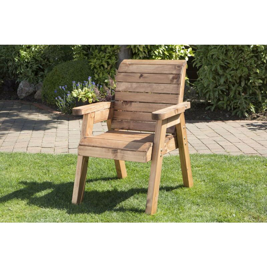 Charles Taylor Wooden Garden Chair Seat Armchair