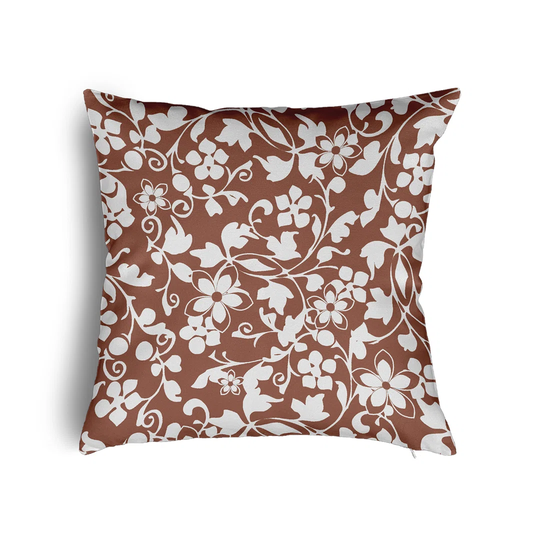 Gravesham Down Floral Square Scatter Cushion with Filling