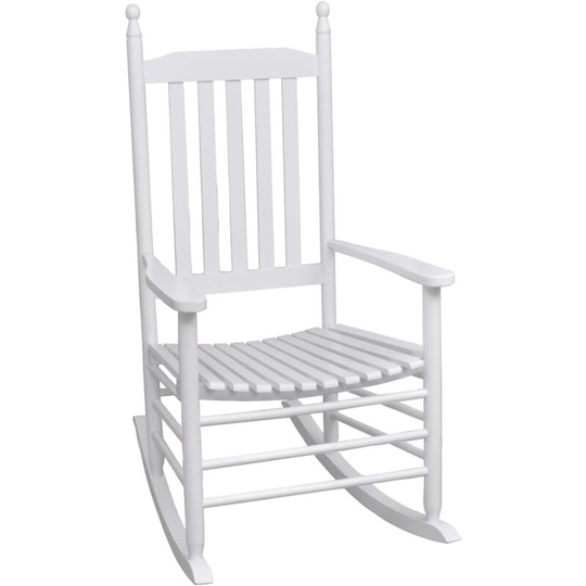Philip Rocking Chair by August Grove White