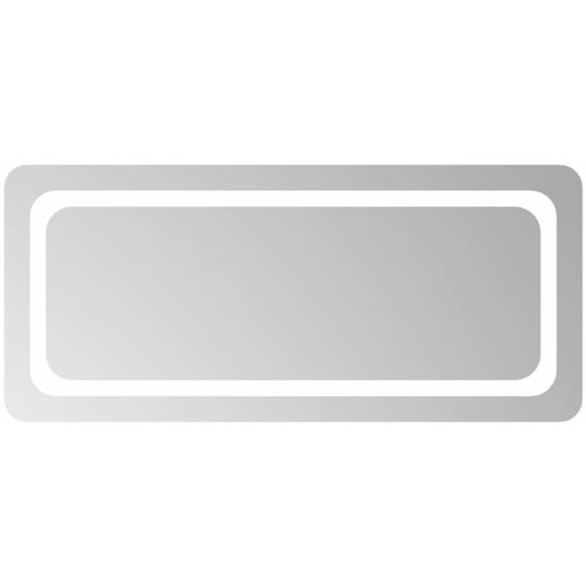 Vidaxl - led Bathroom Mirror 90x40 cm Transparent