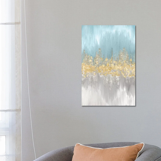 Neutral Wave Lengths II by Eva Watts - Graphic Art Print on Canvas