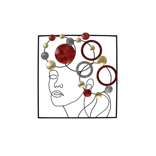 Face with Discs Wall Décor