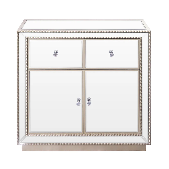 Doud 2 Drawer 2 Door Cabinet