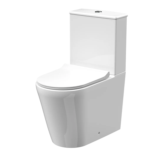 Close Coupled Toilet and Soft Close Seat