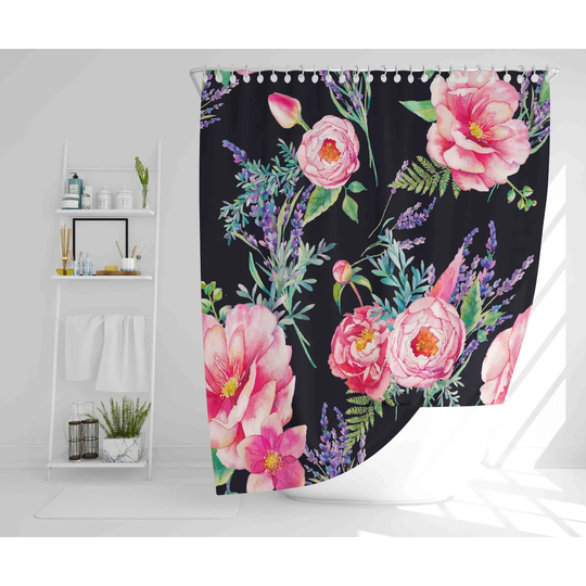 Lulie Polyester Shower Curtain
