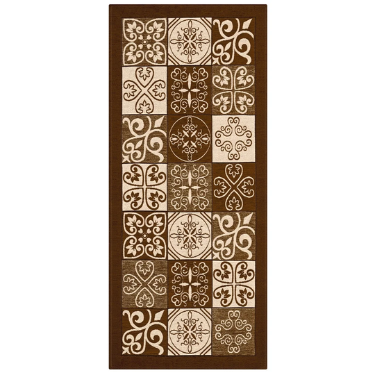 Brian Hooked Brown Rug