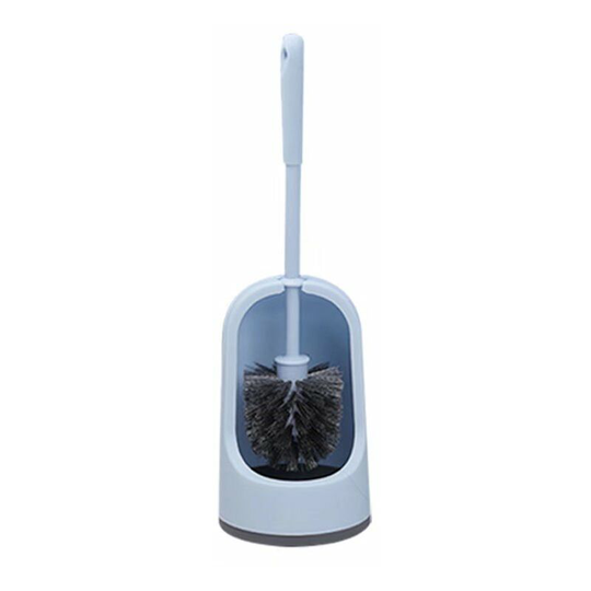 Toilet Brush with Soft Bristles, High Quality Modern Bathroom Toilet Toilet Cleaning Brush, with Semi-Open Holder-betterlife