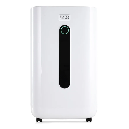 BLACK+DECKER BXEH60004GB Extra Large High Performance 20 Litre Dehumidifier, 4-in-1 Functionality, 24 Hour Timer, LED Touch Screen Display, 6.5 Litre