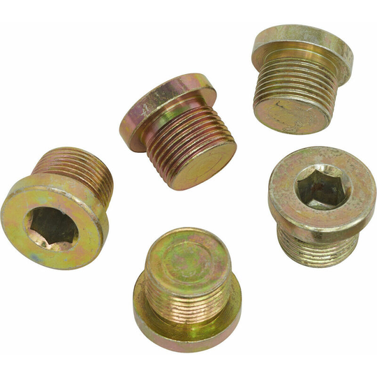 5 pk Replacement M20 Sump Plug - Refill for ys11054 Drain Plug Thread Repair Kit