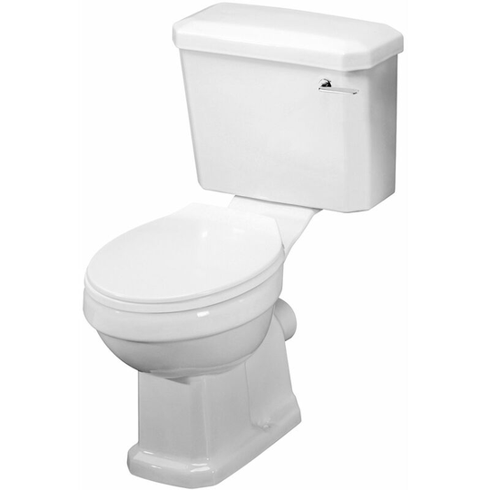 Nuie - Carlton Close Coupled Toilet with Lever Cistern - Soft Close Seat