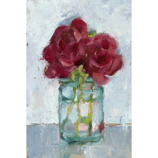 Impressionist Floral Study IV by Ethan Harper - Wrapped Canvas Art Prints