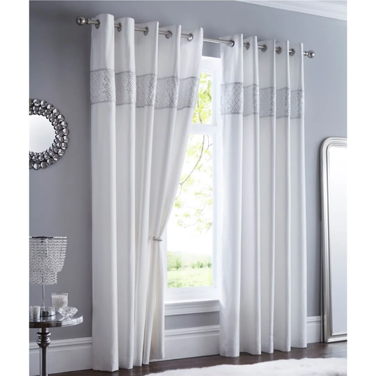Willa Eyelet Room Darkening Curtains (Set of 2)