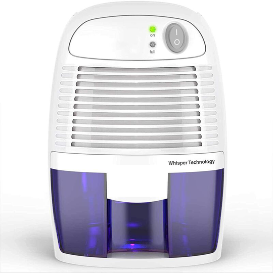 Sunflowergb - Household Electric Dehumidifier, 2200 cu. ft. (225 sq. ft.) Compact Portable Quiet Mini Dehumidifier with 17oz Capacity for Bedroom,