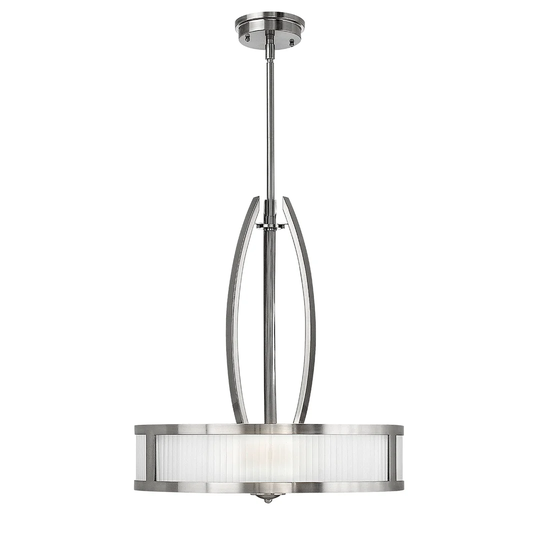 Percival 3 - Light Crystal Drum Pendant